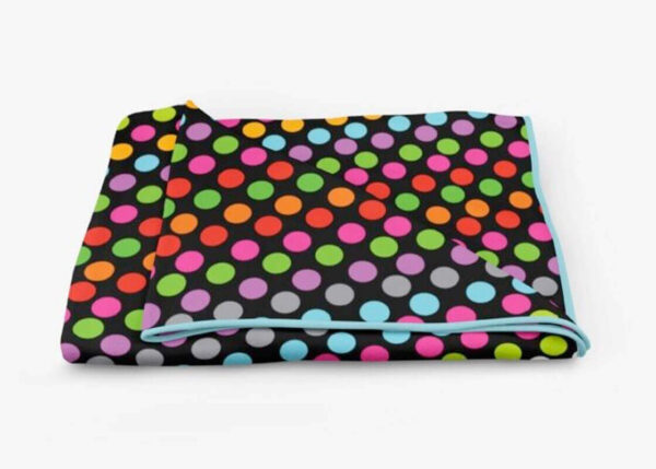 A high-quality fleece blanket with a print and customizable design. Perfect for a picnic or outdoor event. From AMGS Group.