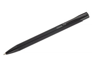 Customised SOT Pen With Logo. Customised SOT metal pen, matte soft touch, push mechanism, G2 refill 800 m.