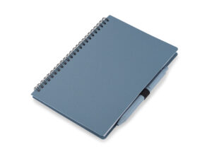 Promotional A5 notebook with pen TRESA, eco-friendly design with logo branding option.