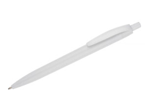 Customised BASIC Pen With Logo. Customised BASIC Pen With Logo made of recycled ABS, available in 6 colours, barrel print, refillable X20 cartridge.