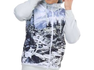 Men’s thermoactive hoodie with logo, zip fastening, hood, and full-color print – perfect for outdoor activities. Check out this model now at AMGS Group!
