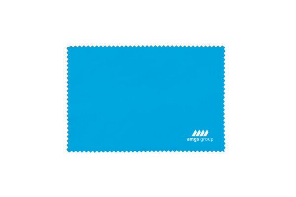 Eco blue rPET cloth – modern promotional gadget combining functionality and style from AMGS Group.